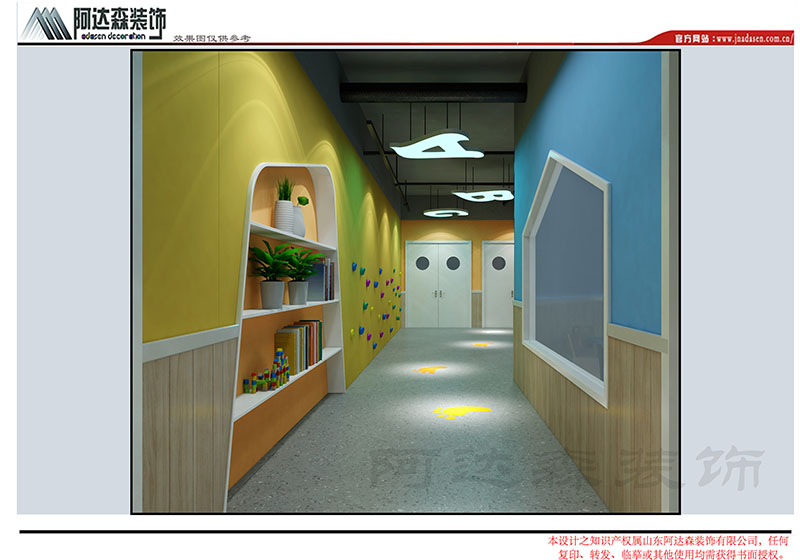 濟南幼兒園設(shè)計中彩繪有什么作用？